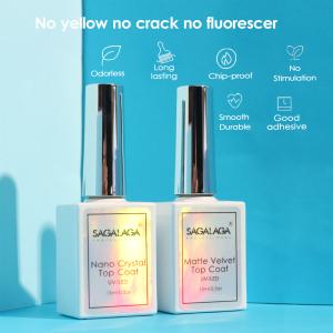 Buy cheap LED Lamp 30s Cure Time Private Label Gel Top Coat for High Shine Gel Polish MSDS Certified and No Wipe from wholesalers