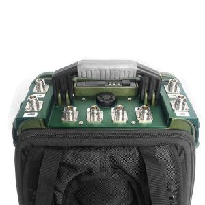 8 Channel 50W 1KM Man Pack Drone Signal Jammer Frequency Range 5.2G