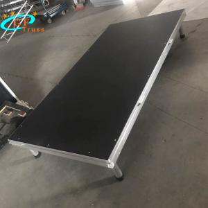 Waterproof Acrylic 4 Legs 1.22M*2.44M Portable Assembly Stage