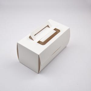 Buy cheap artpaper foldable clear window 8x8x4" 4x4x4" 8x4x4" Cake Box from wholesalers