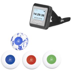 Buy cheap watch pager 4 colors for choose Silica gel key call button for restaurant from wholesalers