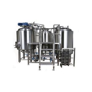 Buy cheap 7BBL Small Brewery Equipment SUS304 Semi Auto Control System With Steam Heating from wholesalers