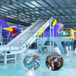 Buy cheap Industrial Scrap Engine Metal Car Shell Scrap Iron Steel Shredder Machine Double Shaft Shredder from wholesalers