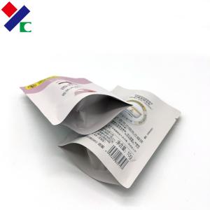 Buy cheap Custom Printing Glossy Aluminium Foil Zip Lock Pouches For Coffee Bean Biscuit from wholesalers