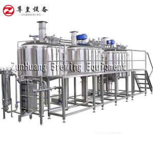 Buy cheap 1000L - 2000L Commercial Beer Brewing Equipment For Micro Brewery Beer Factory product