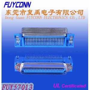 Buy cheap 2.16mm Pitch Champ PCB Right Angle Centronics Connector 50 Pin Male Plug with board lock from wholesalers