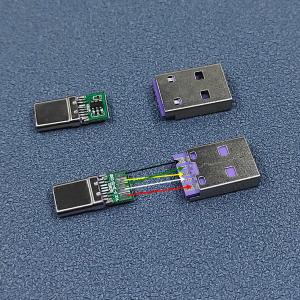 Buy cheap DIY Kit USB 3.1 Type C Metal Connector Plug Shell Data Charge Cable For Cell Phones Mechanical Keyboard from wholesalers