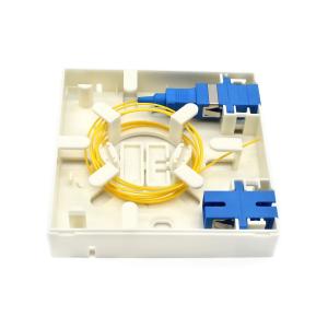 Buy cheap White Fiber Optic Cable Outlet Optical Wall Socket 4 Cores OEM from wholesalers