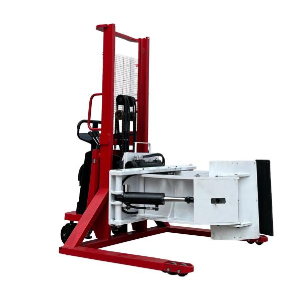 Stability and security 2000mm 500kg 90 degree Semi electric roll stacker