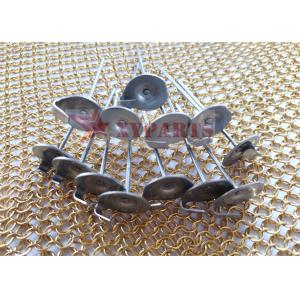 Buy cheap Reusable Insulation Pad 304 Stainless Steel Lacing Anchor Fastener from wholesalers