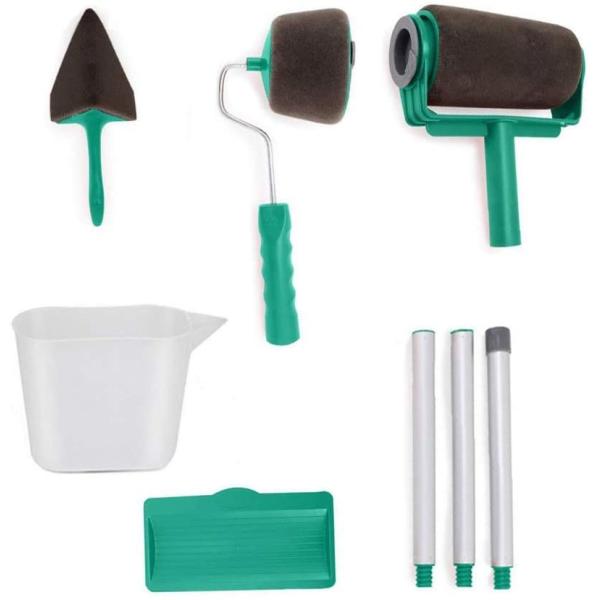 Quality PP Handle Paint Runner Pro Roller Flocked Edger For Home Office Wall for sale