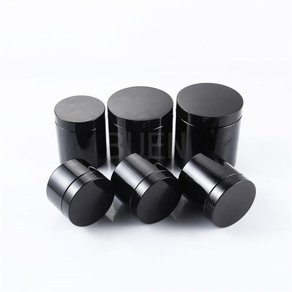 Buy cheap Buen 8oz Black Cosmetic Jars With Lid Labeling Screw Up Empty Lotion Jars from wholesalers