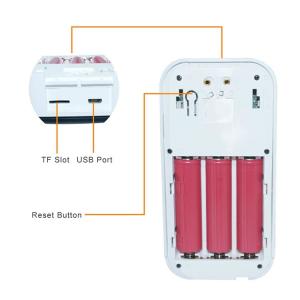 Two Way Audio Waterproof IP66 T20Z Wireless Doorbell Camera