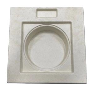 Buy cheap Biodegradable Bamboo Paper Tray OEM Acceptable Oilproof Staticproof product