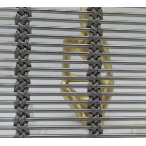 Buy cheap Room Divider Solution Flexible Metal Mesh Fabric PVD For Covering Wall from wholesalers