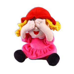 China Electronic Plush Toys Peek a boo Girl plush toys on sale