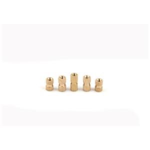 Buy cheap Brass Knurled Inlaid Nut Copper Injection Injection Double Pass Chamfered Knurled Copper Nut Set With Inlaid from wholesalers