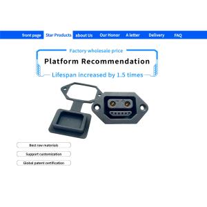 Compact Jbocnt EBIKE Connector 2+6P Electric Vehicle Charging Plug And Socket