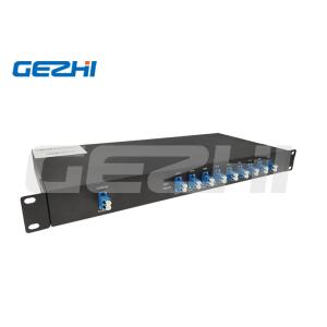 Buy cheap 1U Chassis Rackmount 1470-1610nm Fiber Multiplexer 8ch CWDM Mux/Demux LC/UPC SMF-28e Or Customized for PON CATV Systems from wholesalers