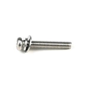 Buy cheap ISO Standard M4 X 25mm Stainless Steel Pan Head Phillips Machine Screws With Washer for Door from wholesalers