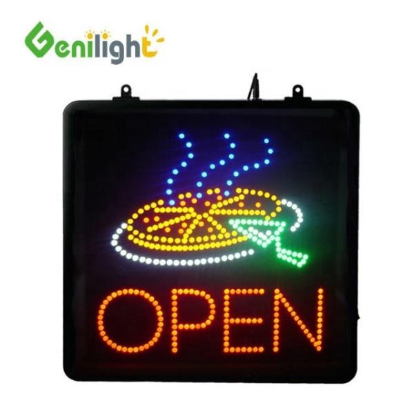 Buy cheap SDK Function Battery Powered Flashing LED Pizza Shop Open Sign Board With Animation from wholesalers