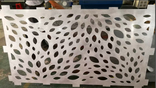 0-90 Degrees Perforation Angle Perforated Aluminum Composite Panel with PVDF