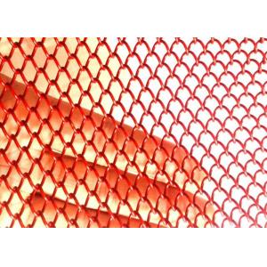 Buy cheap Red 1mm Dia Metal Coil Drapery Stainless Steel Mesh Curtain 2.4kg/M2 from wholesalers