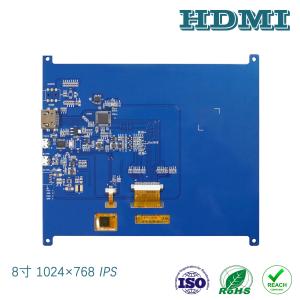 8 Inch TFT Display Module, With PCBA And Touch Panel, 1024X768 HDMI Interface