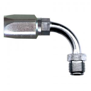 Buy cheap SAE 100R1 Reusable Hose Fittings 90 Degree Elbow 45° Male Inverted Flare Adapter from wholesalers