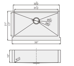 Buy cheap Stainless Steel Single Basin Kitchen Sink Modern Design CUPC Certified from wholesalers