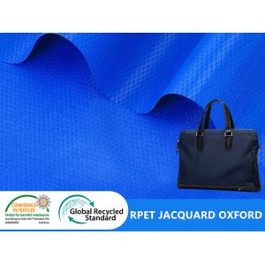 Buy cheap Jacquard Recycled Oxford Tent Backpack 200D Water Repellent Fabric from wholesalers