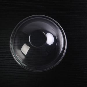 Buy cheap PET Round Dome Transparent Paper Cup Lids with Center Hole 90mm Diameter from wholesalers