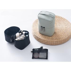 Buy cheap Cylinder Shape Promotional Toiletry Bag With Detachable Mesh Pouch from wholesalers