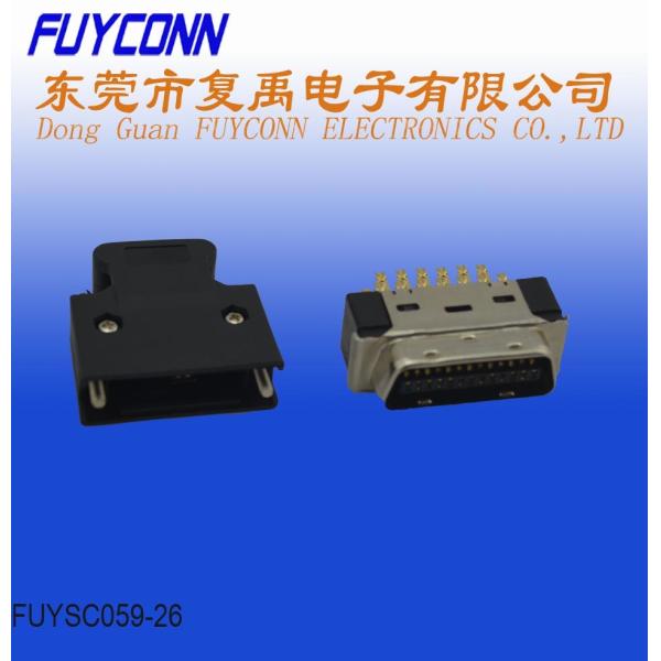 Buy cheap 26 Pin Servo Connector ABS Housing SCSI Connector 1.27mm Pitch from wholesalers