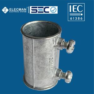 Buy cheap IEC 61386 Zinc Conduit Coupling EMT Set Screw Connector EMT To EMT Type from wholesalers
