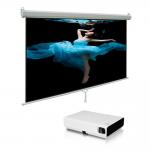 Buy cheap 120 Inch Self Lock Projector Screen For Home School Matte White from wholesalers
