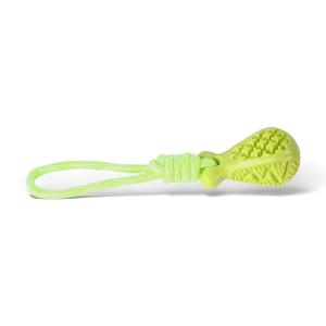 Eco-Friendly Dog Chew Toy with Cotton Rope - Treat Dispensing for Dental Hygiene