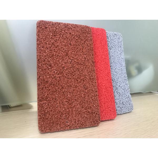 Quality Dust Free Red Grey Shock Absorption EPDM Rubber Crumb for sale