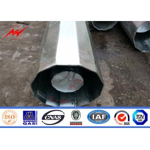 Galvanized Electrical Steel Power Pole 110kv 132kv 230kv Transmission Line