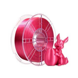 PLA Filament Silk Rose Red 3D Printer Filament with Printing Temperature 170