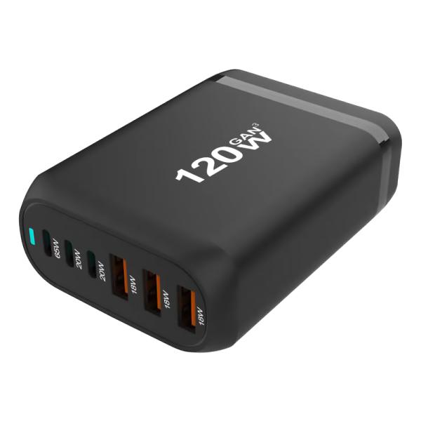 OEM ODM 160w Fast Charging Type c Adapter Charger Multiport 6 in 1 Usb c Hub