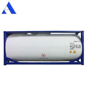 IMDG T4 Standard Steel Material 20ft ISO Fuel Tank Container 26000L Capacity for