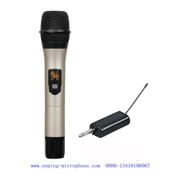 Buy cheap C6/ universal mini 16 channels UHF portable wireless microphone with 6.35mm plug with easy set up from wholesalers