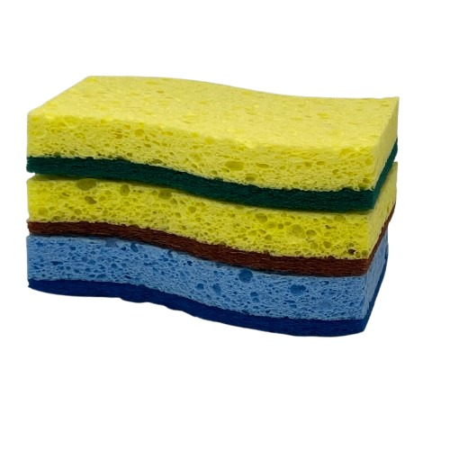 Kitchen cellulose sponge Absorbent biodegradable compostable Support customizati