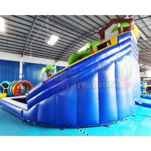 Buy cheap Plato Double Side Inflatable Water Slide Jumper Bounce House from wholesalers