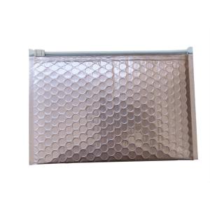 Buy cheap Fleixble Packaging Zipper Bubble Bags , Silver Matt Aluminun Foil Bubble Zipper Envelopes from wholesalers