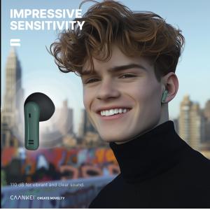 8cm-15cm Size True Wireless Earbuds With Microphone 42dB Sensitivity