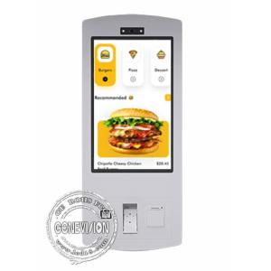 Buy cheap Apple VAS Google Smart Tap 2000 Nits 32" Self Service Kiosk With POS Terminal from wholesalers