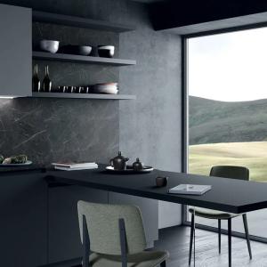 Modern Style Designs Melamine-faced Chipboard Kitchen Cabinets With Peninsula