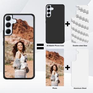 Buy cheap DIY Sublimation Mobile Phone Case Shockproof TPU PC Aluminum Plate from wholesalers